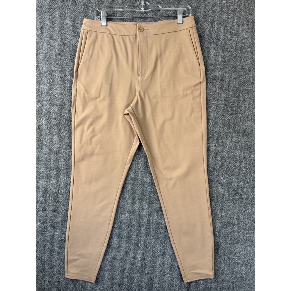 BYLT Pants Women's Size XL 32x27 Premium Basics Everyday 2.0 Brown Tan Stretch